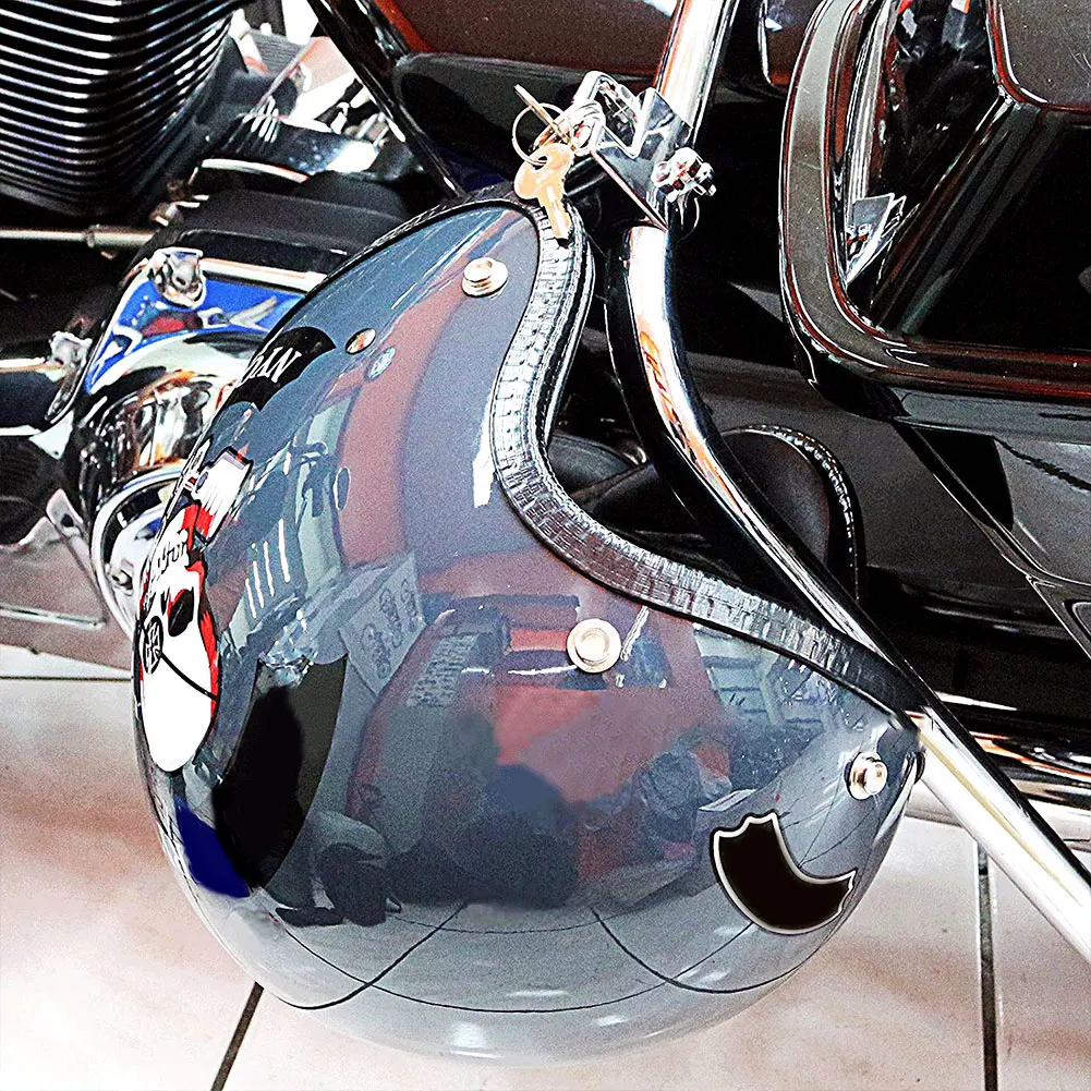 Универсальный замок для мотоциклетного шлема мотоцикл велосипед шлем замок висит крюк ключи Набор шлем крюк блокировки и аксессуары для