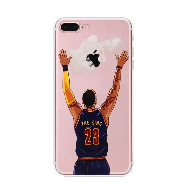 NBA Basketball Player Shockproof Phone Case For iphone X 8 7 6 6S Plus