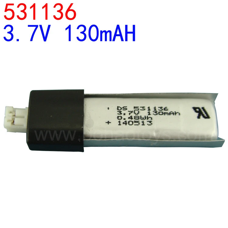 30PCS 3.7V 130mAH lipo battery lithium battery 3.7V 130mAH 15C for