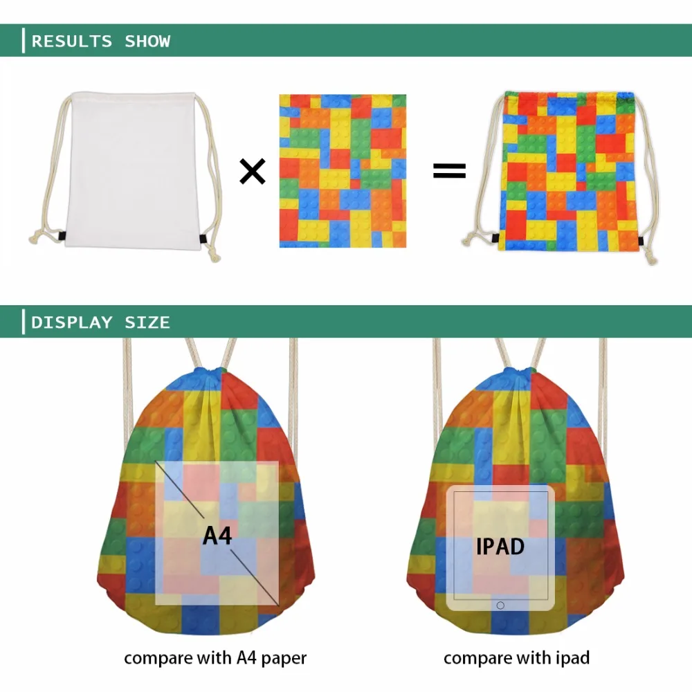 FORUDESIGNS Horse Printing Polyester School Bags Chicken Travel Portable Backpacks Bohemia Drawstring Bag for Women and Students FORUDESIGNS Horse Printing Polyester School Bags Chicken Travel Portable Backpacks Bohemia Drawstring Bag for Women and Students