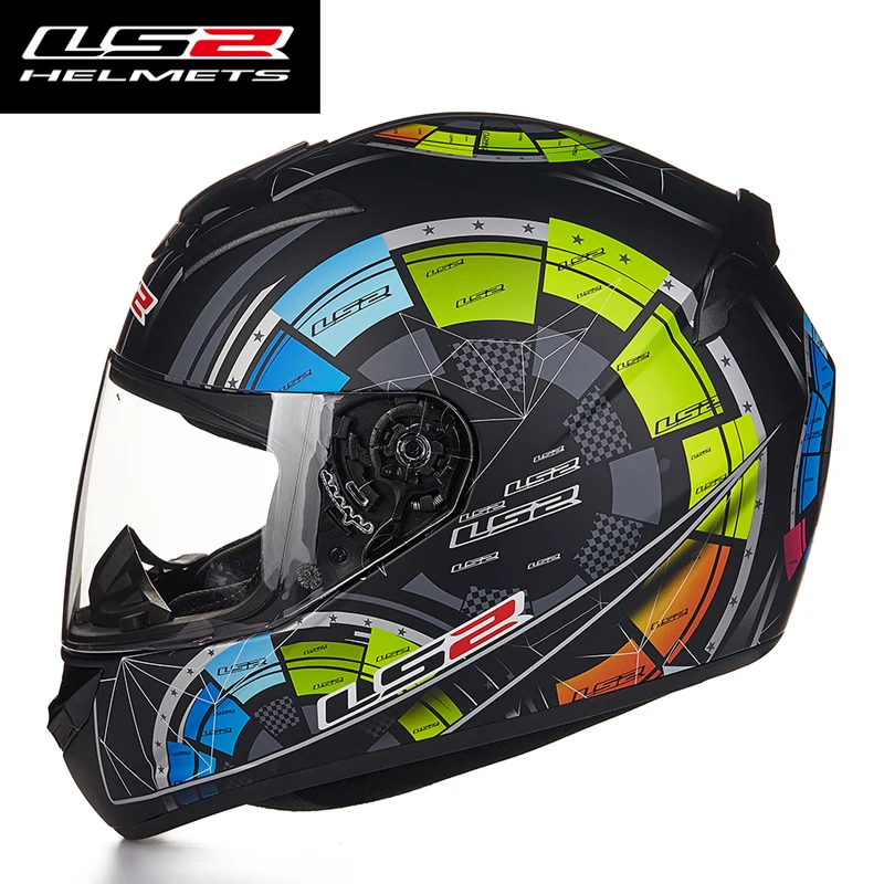 LS2 Full face motocycle helmet man woman racing ls2 moto capacete ECE certification FF352