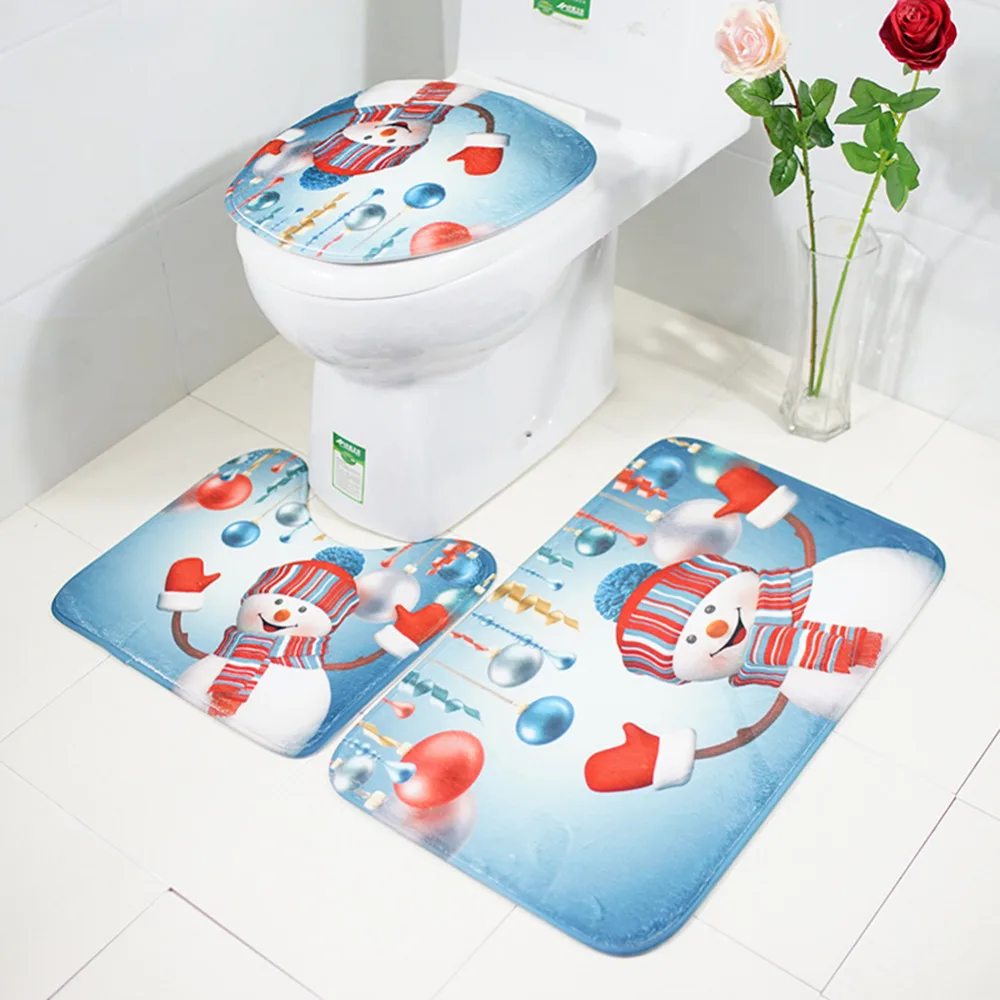 3pcs Bathroom Carpet Blue Shark Pedestal Rug Household Bathroom Non-slip Mat Lid Toilet Covers Bathroom Accessories Bath Mat Set 3pcs Bathroom Carpet Blue Shark Pedestal Rug Household Bathroom Non-slip Mat Lid Toilet Covers Bathroom Accessories Bath Mat Set