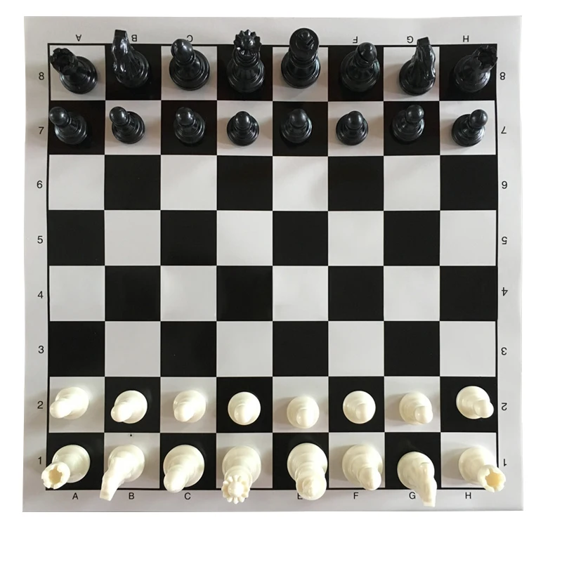 Переносные шахматы для путешествий, традиционный набор шахматной доски для клуба, пластиковая шахматная игра, высокое качество, обучающая шахматная доска