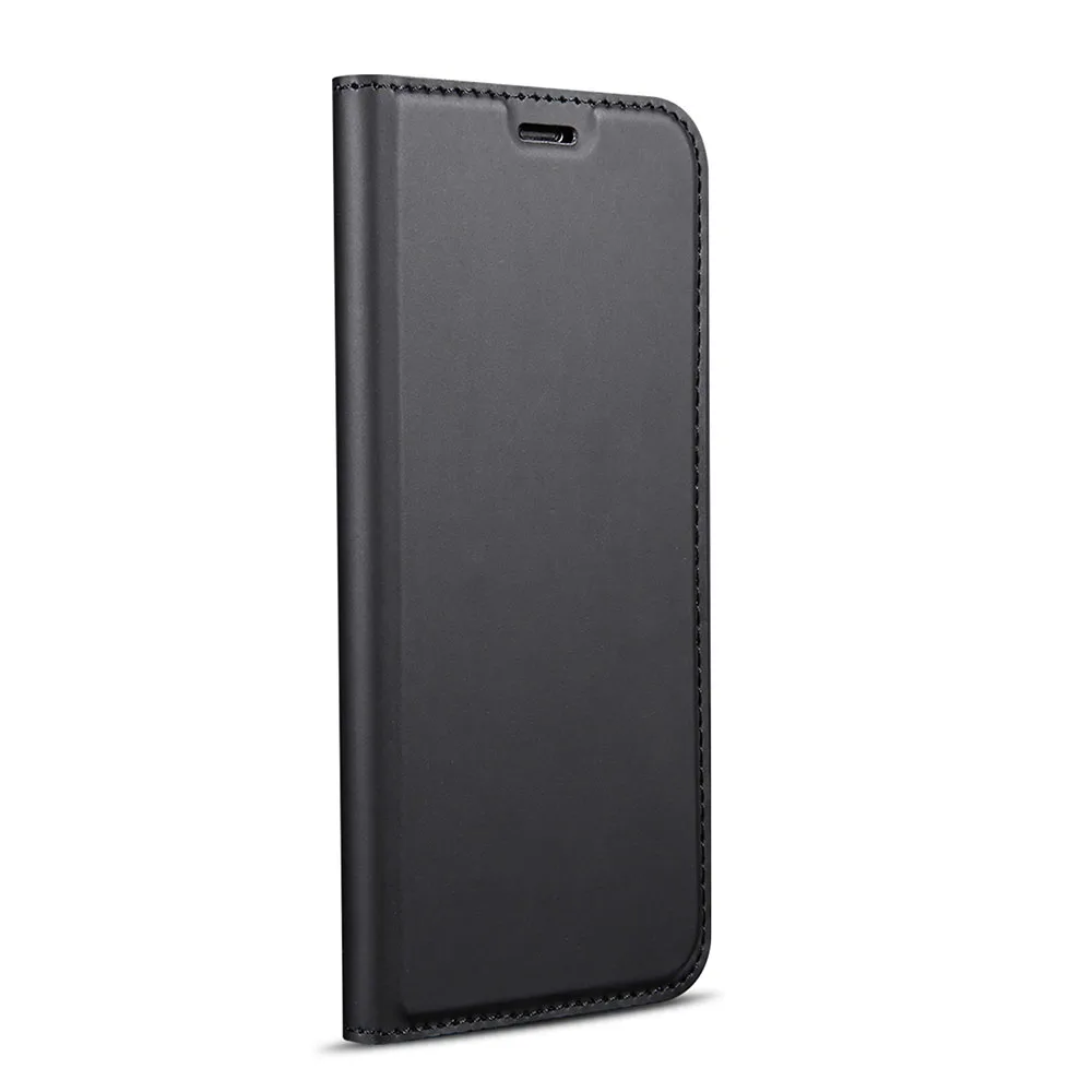 Модный кожаный флип-чехол huawei P30 Lite, кошелек, чехлы для телефонов, чехол для huawei P30 Lite, MAR-LX1M, MAR-LX2J чехол, чехол - Цвет: Черный