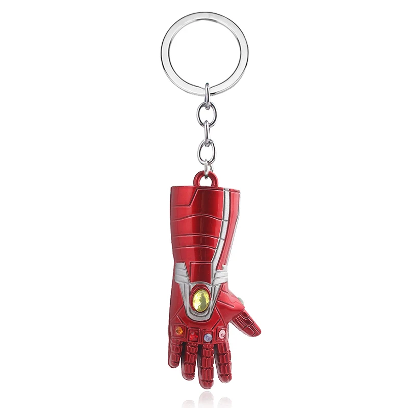 Thor Hammer Metal Keychain Avengers Endgame Superhero Thor Weapon Iron Man Key Chain For Keys Men Car Women Bag Accessories