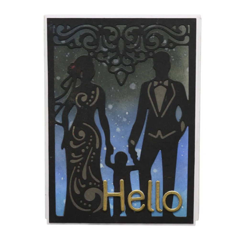 

Bride Groom Metal Cutting Dies Stencils for Scrapbooking Die Cut Album Decor Wedding Paper Cards making Craft Embossing Cutting