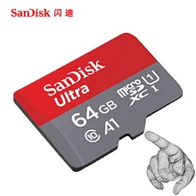 SanDisk 100MB/s 64GB Micro SD Card 256GB 128GB 64GB 32GB 16GB U1 Class 10 Memory Card microsd Flash Card