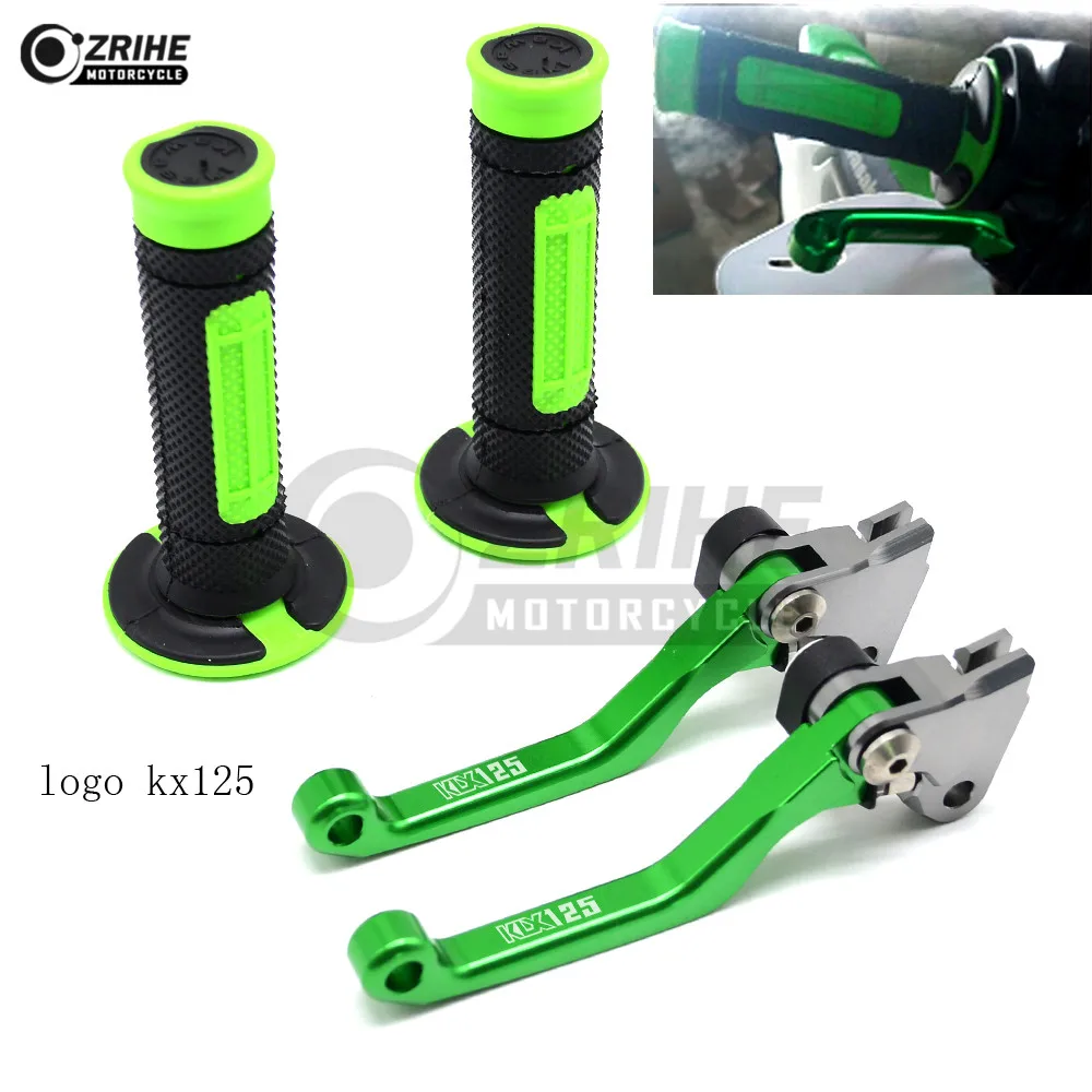 Motorbike Brake Clutch  Lever CNC Pitvot Dirt bike Handle bar grip for KAWASAKI KX 125 KX125 2000 2001 2003 2004 2005