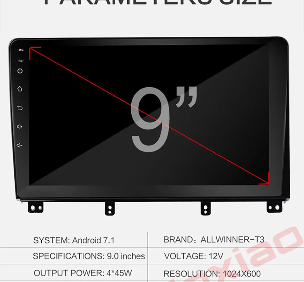 Clearance for Peugeot 3008 Car 2 din radio android OS GPS Navi 4 Core 9" Car Android Multimedia 2din car dvd player 15