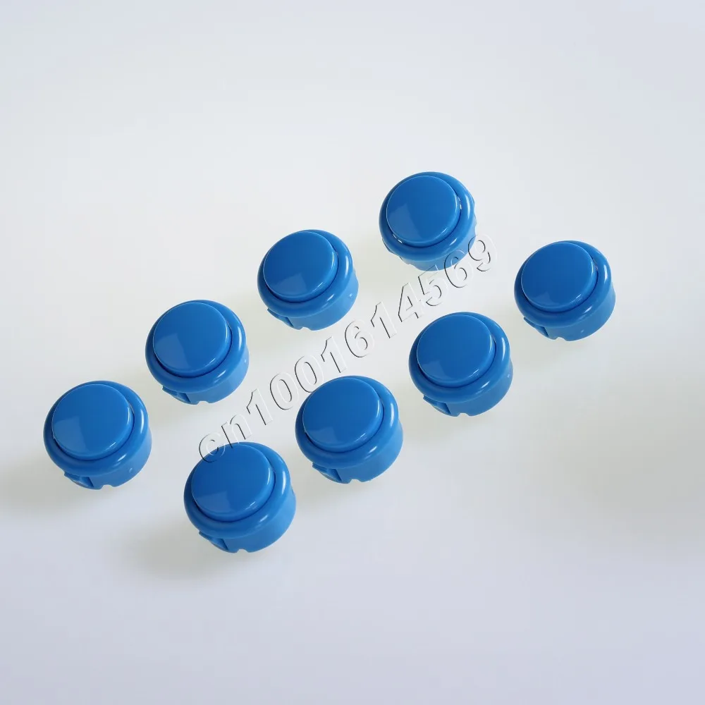 

Reyann 8 pcs/Lot Arcade Action Button Replace SANWA Buttons OBSF-30 OBSN-30 OBSC-30 Push Button & Coin Operator Cabinet 5# Blue