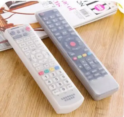 

TV Remote Control Heat Shrinkable Film Air Conditioner Remote Control Cover Waterproof Transparent Remote Control Dust Protectio