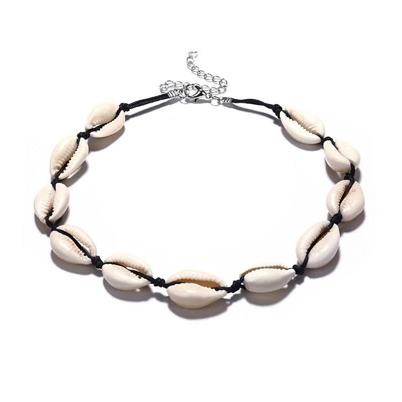 

Sea Shell Necklace Choker Chain Handmade Pendant Women Jewelry Natural Fashion