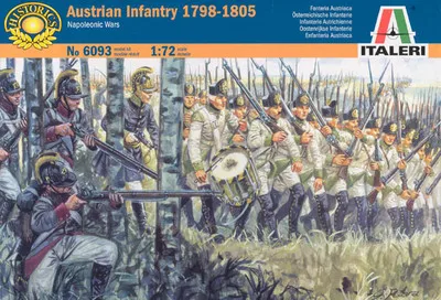 6093 austrian infantry 1798 1805 napoleonic wars italeri 1 72 model