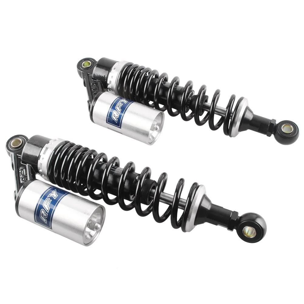 GZYF 12.5" inch 320mm 7mm Spring Motorbike Motor Nitrogen Air Shock Absorbers Supension Damper Damping Cushion Universal Motorcycle For Honda Suzuki Yamaha Kawasaki ATV Go Kart Quad Dirt Sport Bikes motorcross