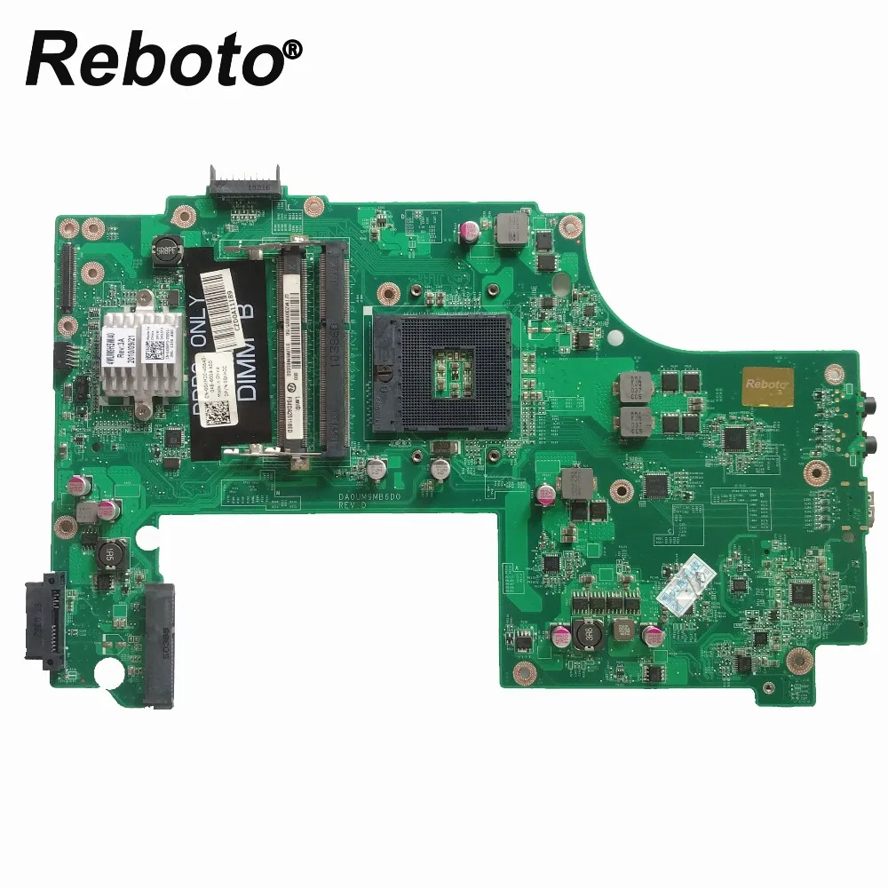 

Reboto High quality For DELL N7010 Laptop Motherboard CN-0GKH2C 0GKH2C GKH2C DA0UM9MB6D0 HM57 Mainboard 100% Tested Fast Ship
