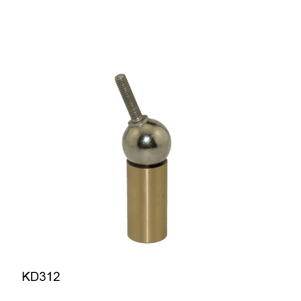 KD312 3d printer socket connection Steel ball Brass rod end with thread hole permanent universal magnetic ball joint