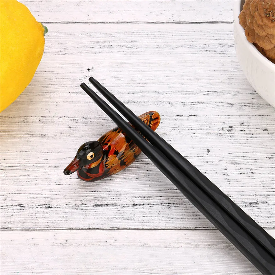 2019 hot sale Wood Chopsticks Holder Chopsticks Stand Rack Spoon Fork