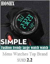 Мужские часы лучший бренд класса люкс Цифровой Открытый Многофункциональный водонепроницаемый детский/мальчик/девочка спортивные электронные часы#60