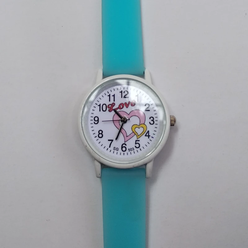 Романтическое любящее сердце детские часы для школьников женские часы для девочек кварцевые часы Детские Водонепроницаемые спортивные детские часы
