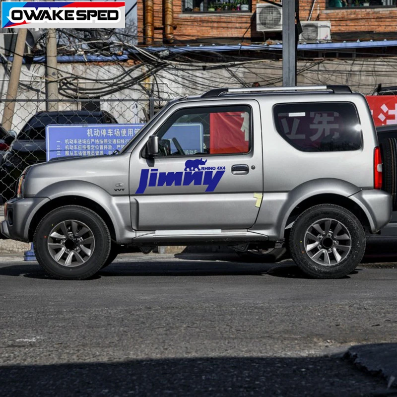 Для SUZUKI Jimny MT AT Racing Styling Auto Body Водонепроницаемая виниловая наклейка на дверь