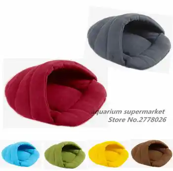 

Pet Cat Bed Small Dog Puppy Kennel Sofa Polar Fleece Material Bed Pet Mat Cat House Cat Sleeping Bag Warm Nest High Quality