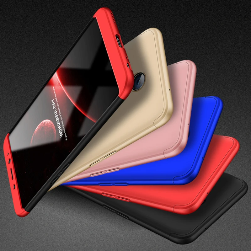 Luxury for Meizu M6 Note Case 360 Full Cover 3 in 1 Detachable Back M6Note Hard PC Cases Matte 5.5 |