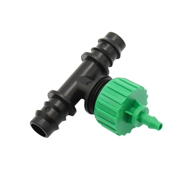 5pcs Garden Hose 16 To 4/7mm Barb Tee Connectors 1/2 To 1/4" Reducing Coupler Water Divider Adapter