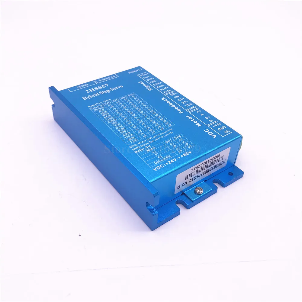 57J1880EC-1000+ 2HSS57 неразъёмная застёжка-петли для ступеней, комбинированная упаковка 2.0N.m мотор Nema 23 гибридный замкнутый контур 2-фазный шаговый мотор драйвер