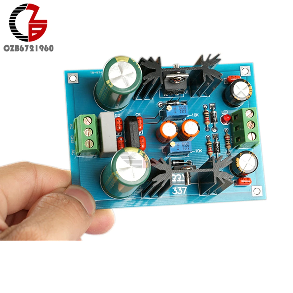 LM317 LM337 Регулируемая фильтрация питания наборы DIY AC/DC регулятор напряжения