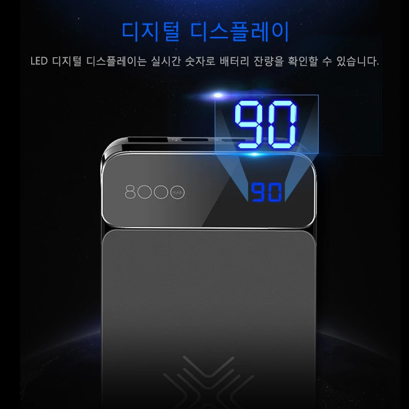 ROCK 8000mAh QI Wireless Charger Power Bank 2A Portable External Battery Charger Powerbank For iPhone X 8 Samsung ROCK 8000mAh QI Wireless Charger Power Bank 2A Portable External Battery Charger Powerbank For iPhone X 8 Samsung