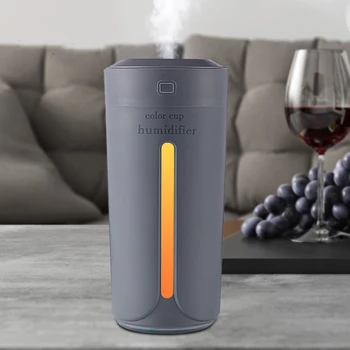

Ultrasonic Air Humidifier USB Essential Oil Aroma Diffuser with 7 Color Changing LED Lights for Office Home Car Humidifier