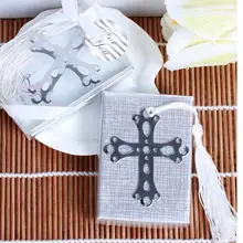 

40pcs/lot Hot Wholesale Hollow Cute Cross Love Silver Metal Bookmarks Creative Gift Wedding High quality Gift Pakage 608