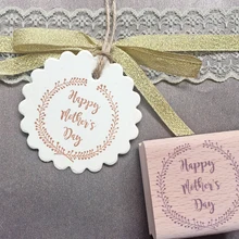 Mother'day резиновая деревянные штампы для скрапбукинга carimbo открытку или Закладка Скрапбукинг марки 5*5 см stempel