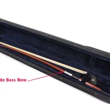 Вертикальный двойной бас лук чехол лук сумка держать 2 шт Лук Жесткий чехол светильник сильный