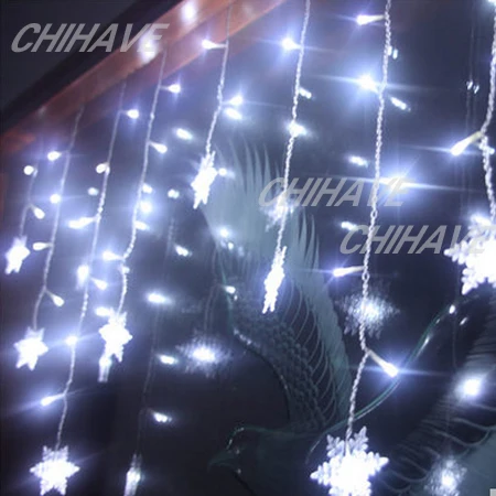 starry christmas tree lights flashing storefront decoration festive decorations snowflake light string led lights 15 m - Starry Christmas starry christmas tree lights flashing storefront decoration festive decorations snowflake light string led lights 15 m - Starry Christmas