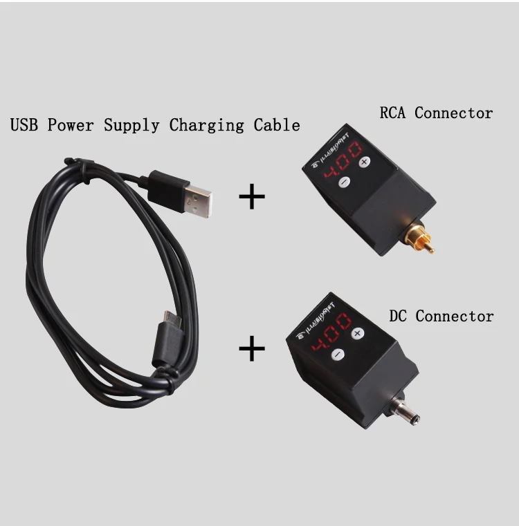 Fonte de Alimentação sem Fio Fornecedor para Tatuagem Mini Tatuagem Power dc Conector Rotaty Máquina Frete Grátis Rca - 7 power rca dc conector tatuagem fornecedor para