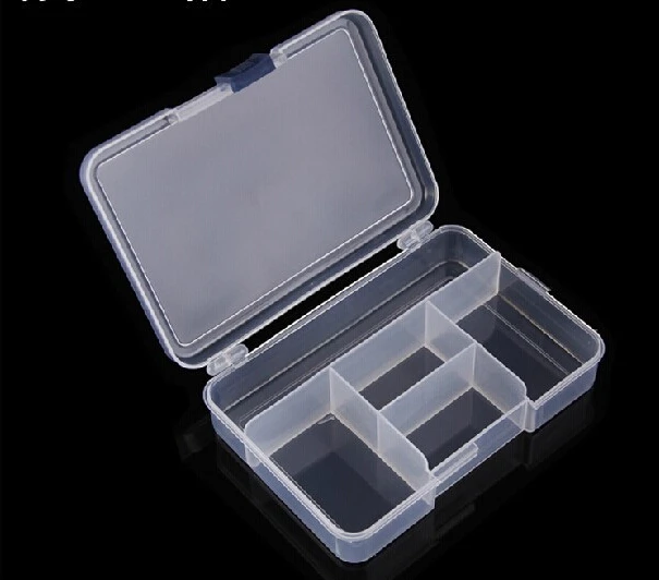 

Stable 5 Slots Jewelry Tool Box Organizer Storage Beads Box Jewelry Finding Boxes Plastic Packaging Boxes for DIY