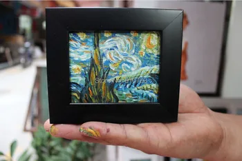 

NEW 100% hand-painted Home decoration oil painting on Small thin board Match framework high quality Beautiful sky DM-928009