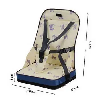 Baby Feeding Chair Booster Seat Highchair for Toddlers Dining Baby Chair Booster Fold-up Seat Cushion Bag Infant Eating Chair size