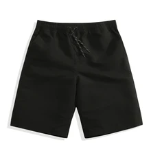 Пляжные брюки мужские быстросохнущие и свободные однотонные пляжные шорты для отдыха Летние плавки