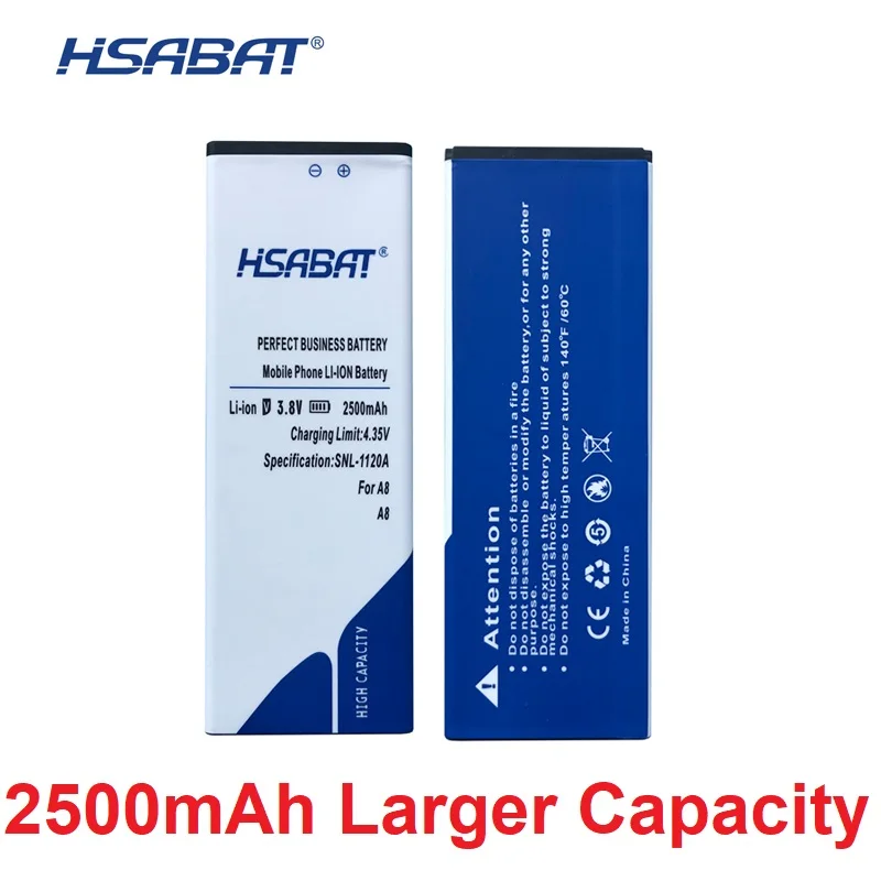 

HSABAT 100% New 2850mAh battery for Blackview A8 Batteries