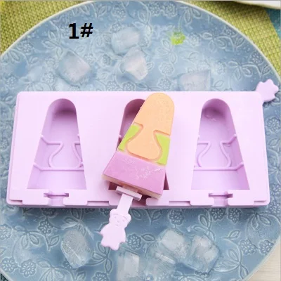 10 стиль DIY силиконовая форма для изготовления мороженого формы для мороженого Форма для мороженого держатель замороженного льда Форма с палочки для сладостей крышка кухонный инструмент