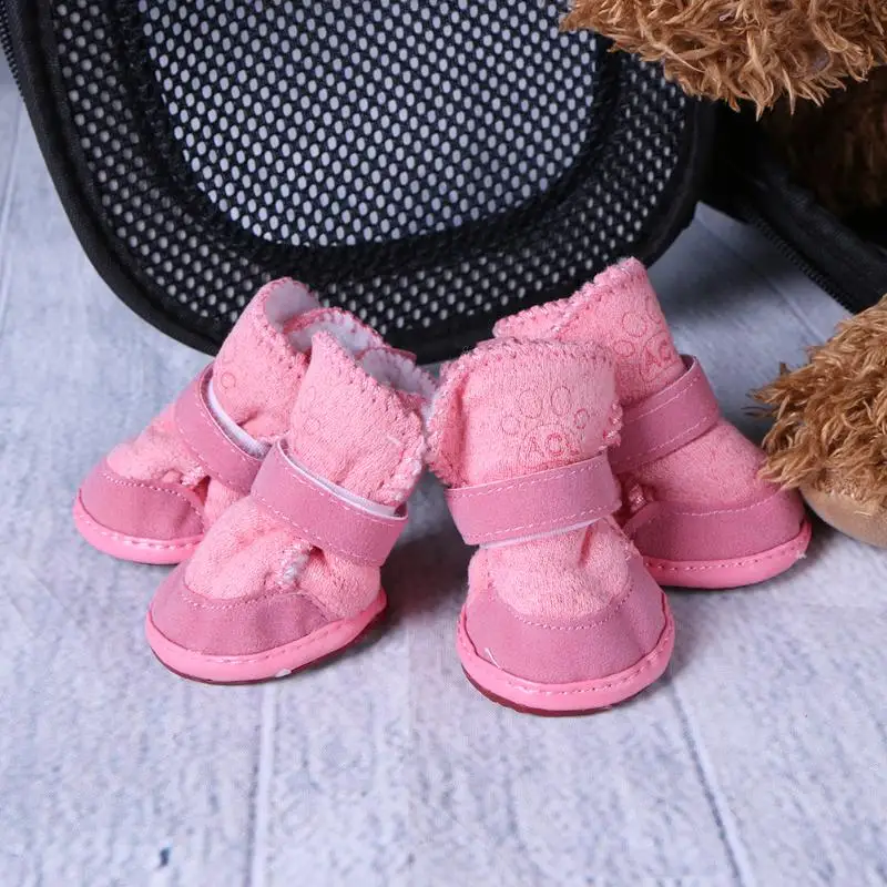 4 шт. зимние теплые ботинки для собак размеры XS/M/L/XL|pet shoes|shoes dogpet dog shoes |