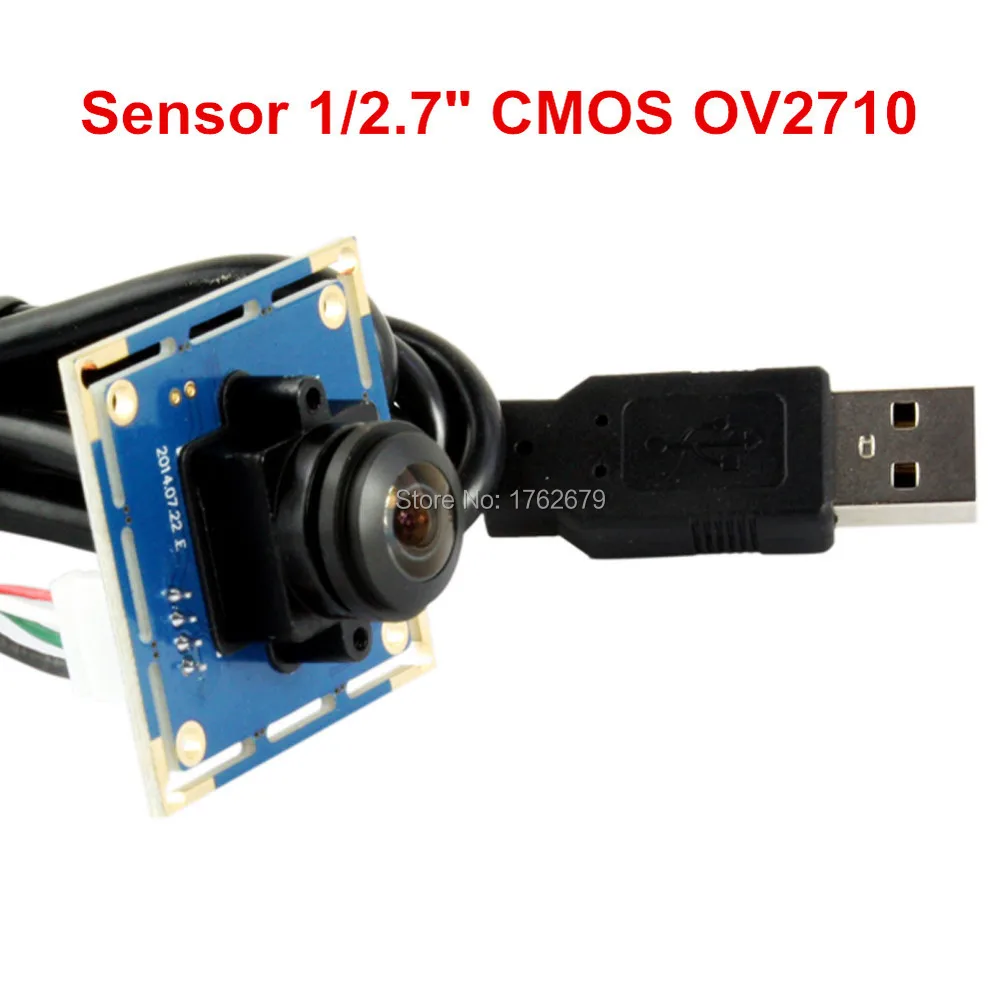 Широкоугольный USB модуль камеры Ominivison OV2710 1080P MJPEG 30fps/60fps/120fps высокая скорость 180 градусов Рыбий глаз веб-камера модуль камеры