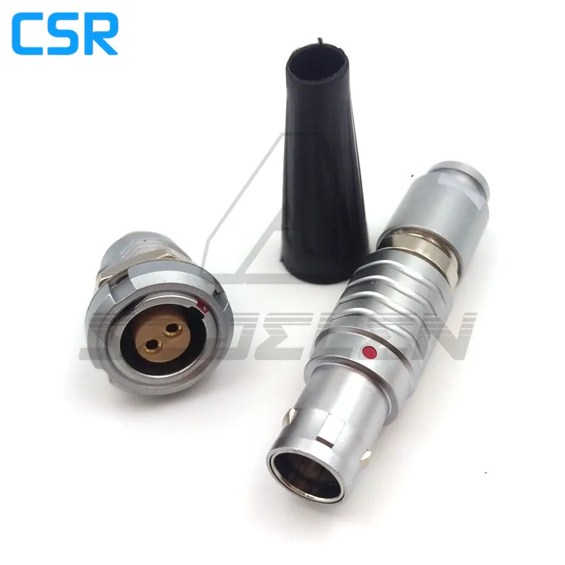 

SZJELEN connector 1B series 2 pin Plugs and sockets ,FGG.1B.302.CLAD/ECG.1B.302.CLL, Metal circular power panel mounting