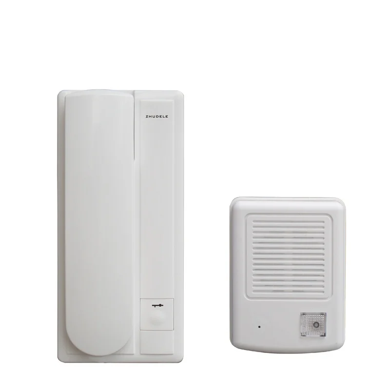 

200m wired control home automatic swing sling gate opener door lock audio intercom interphone doorbell with unlocking function