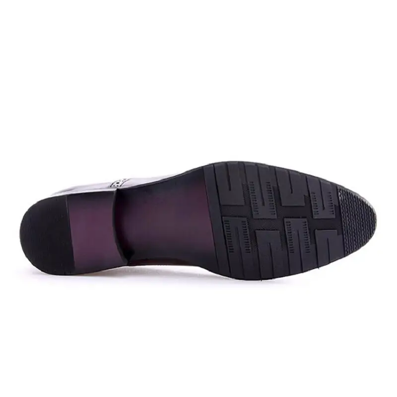 Marca Hecho Oxfords De Genuino Negocios Mano Partido Lujo A Vestido Los Mycolen Negro brown Zapatos Hombres Para Cuero Hombre Zapato Personalizado 7c4Cq1