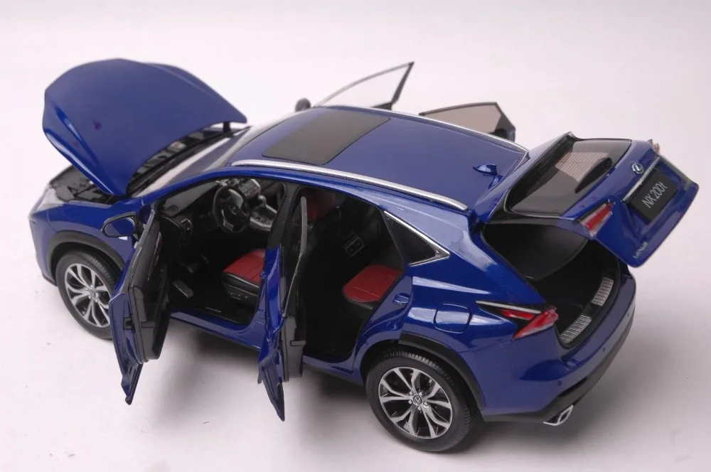 1:18 литье под давлением модель для Lexus NX 200t синий внедорожник Игрушечная машина из сплава миниатюрная коллекция подарок NX200t NX200