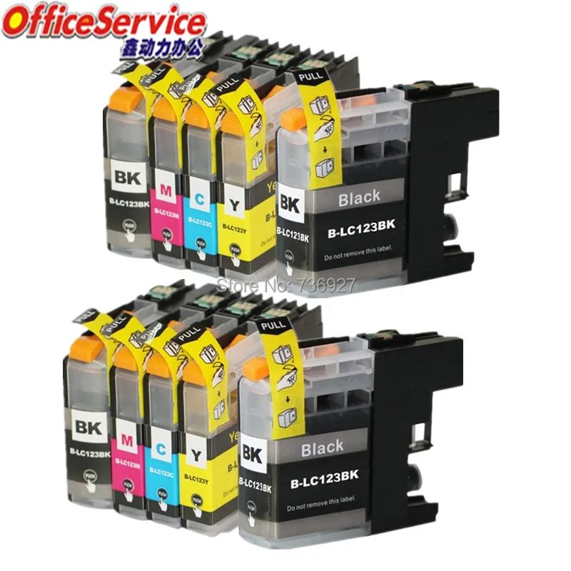 

Compatible Ink Cartridge LC121 LC123 For Brother DCP-J552DW DCP-J752DW DCP-J132W MFC-J470DW MFC-J650DW Inkjet printer