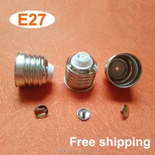 10 шт./лот, светодиодный энергосберегающий держатель лампы E27 винтовой цоколь, аксессуары для освещения DIY